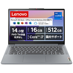 Lenovo ノートパソコン IdeaPad Slim 3 シリーズ アークティックグレー 83EL004SJP