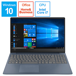 Lenovo ideapad 330S 15.6型ノートPC[Office付き・Win10 Home・Core i7・HDD 1TB・メモリ 8GB]2018年8月モデル ミッドナイトブルー 81F5007WJP [15.6型]