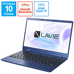 NEC ノートパソコン LAVIE N12シリーズ ネイビーブルー PC-N1275BAL [12.5型 /Windows10 Home /intel Core i7 /メモリ:8GB /SSD:512GB /Office HomeandBusiness /2021年1月モデル]