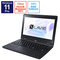 NEC ノートパソコン LAVIE N11 ファインブラック PC-N1115CAB [11.6型 /Windows11 Pro /intel Celeron /メモリ:4GB /eMMC:128GB /Office HomeandBusiness /2021年秋冬モデル]