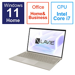 NEC ノートパソコン LAVIE NEXTREME Carbon(XC750/FAG) ペールゴールド PC-XC750FAG