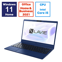 NEC ノートパソコン LAVIE N13(N1350/HAL) ネイビーブルー PC-N1350HAL [13.3型 /Windows11 Home /intel Core i5 /メモリ:8GB /SSD:256GB /Office HomeandBusiness /日本語版キーボード /2023年秋冬モデル]