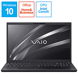 VAIO ノートパソコン VAIO S15 ブラック VJS15490811B [15.6型 /Windows10 Home /intel Core i5 /Office HomeandBusiness /メモリ:8GB /SSD:256GB /日本語版キーボード /2020年11月モデル]