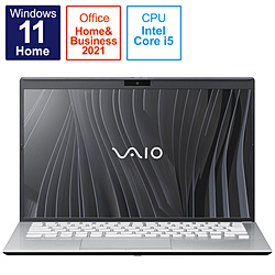 VAIO ノートパソコン SX14 ファインホワイト VJS14490411W [14.0型 /Windows11 Home /intel Core i5 /Office HomeandBusiness /メモリ:16GB /SSD:512GB /日本語版キーボード /2021年10月モデル]
