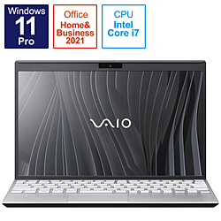 VAIO ノートパソコン SX12 ファインホワイト VJS12490211W [12.5型 /Windows11 Pro /intel Core i7 /Office HomeandBusiness /メモリ:16GB /SSD:512GB /日本語版キーボード /2021年10月モデル]