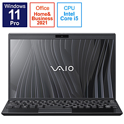 VAIO ノートパソコン SX12 ファインブラック VJS12490311B [12.5型 /Windows11 Pro /intel Core i5 /Office HomeandBusiness /メモリ:16GB /SSD:256GB /日本語版キーボード /2021年10月モデル]