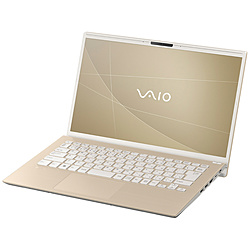 VAIO ノートパソコン VAIO F14 サテンゴールド VJF14190511N [14.0型 /Windows11 Home /intel Core i5 /メモリ:16GB /SSD:256GB /Office Home and Business /日本語版キーボード /2023年6月モデル]