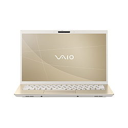 VAIO ノートパソコン VAIO F14 サテンゴールド VJF14295111N [14.0型 /Windows11 Home /intel Core 5 /メモリ:16GB /SSD:512GB /M365 (24か月) or Office 選択可能 /日本語版キーボード /2025年11月モデル]