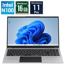 aiwa ノートパソコン aiwa book S15 JA5-LPC1501 [15.6型 /Windows11 Pro /intel N100 /メモリ:16GB /SSD:256GB /無し /日本語版キーボード /2025年7月モデル]