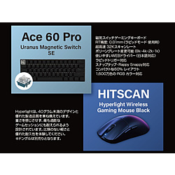RABBIT Rabbit0 キーボードマウスセット ACE60Pro SE + HITSCAN Black