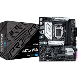 ASRock マザーボード H570M Pro4 H570MPro4 [MicroATX /LGA1200]