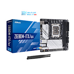 ASRock マザーボード Z690M-ITX/ax [MiniITX /LGA1700]