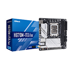 ASRock マザーボード H670M-ITX/ax [MiniITX /LGA1700]