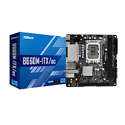 ASRock マザーボード B660M-ITX/ac [MiniITX /LGA1700]