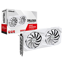 ASRock Radeon RX 6600 Challenger White 8G (RX6600 CLW 8G) ホワイト RX6600CLW8G