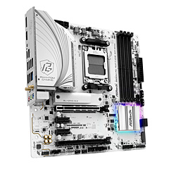 ASRock マザーボード(Socket AM5) B650M PG Riptide WiFi White [MicroATX]