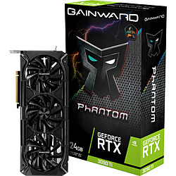 GeForce RTX 3090 Ti GAINWARD GeForce RTX3090Ti PHANTOM 24GB GDDR6X 384bit 3-DP HDMI NED309T019SB-1022M-G