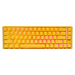DUCKY One 3 RGB SF 65%(静音赤軸・英語配列) Yellow Ducky dk-one3-yellowducky-rgb-sf-silentred