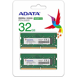 ADATA AD4S320016G22-DTGN [SODIMM DDR4 PC4-25600 16GB 2枚組]
