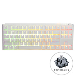 DUCKY One 3 TKL 80% Classic(英語配列) ピュアホワイト dk-one3-classic-pw-rgb-tkl-silver