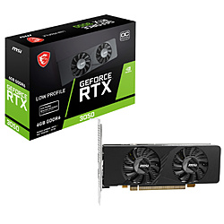 MSI GeForce RTX 3050 LP E 6G OC