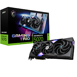 MSI ブラック GeForce RTX 5070 12G GAMING TRIO OC