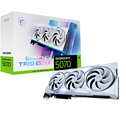 MSI ホワイト GeForce RTX 5070 12G GAMING TRIO OC WHITE