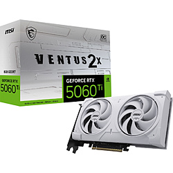 MSI GeForce RTX 5060 Ti 8G VENTUS 2X OC WHITE PLUS GeForceRTX5060Ti8GVENTUS2XOCWHITEPLUS