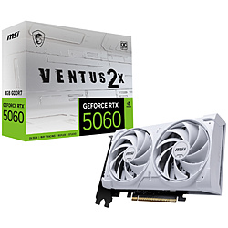 MSI ホワイト GeForce RTX 5060 8G VENTUS 2X OC WHITE