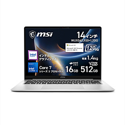 MSI ノートパソコン Modern 14S G3M アーバンシルバー Modern-14S-G3MG-2655JP