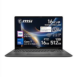 MSI ノートパソコン Modern 16S G3M プラチナグレイ Modern-16S-G3MG-2645JP