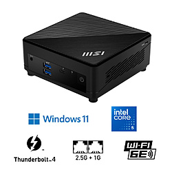 MSI Cubi 5 1MA-656JP ミニPC [モニター無し /Windows11 Home /intel Core 5 /メモリ:16GB /SSD:512GB /無し /2026年6月モデル]