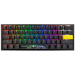 DUCKY One 2 Pro Mini RGB 60% version(Cherry RGB シルバー軸・英語配列) ブラック dk-one2-pro-rgb-mini-silver