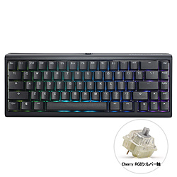 DUCKY ProjectD Tinker 65 (Cherry RGB シルバー軸・英語配列) ブラック dk-tinker65-black-silver