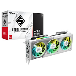 ASRock Radeon RX 9070 XT Steel Legend 16G ホワイト RX9070XT SL 16G