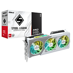 ASRock Radeon RX 9060 XT Steel Legend 16G OC ホワイト RX9060XT SL 16GO
