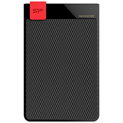 Silicon Power SP050TBPHDD3LS3K 外付けHDD USB-A接続 Diamond D30 ブラック/レッド [5TB /ポータブル型]