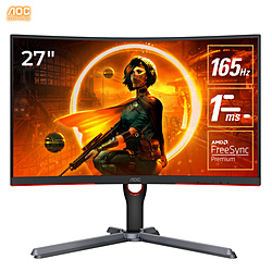 AOC C27G3/11 ブラック&レッド