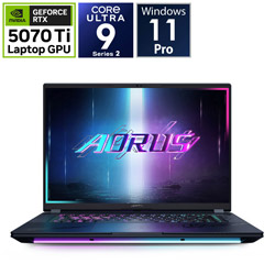 GIGABYTE AORUS MASTER 16 BXHC4JPE64SP ゲーミングノートパソコン AORUS MASTER 16 AM6H(RTX 5070Ti) ブラックグレー