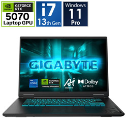 GIGABYTE GAMING A16 CWHI3JP864SP ゲーミングノートパソコン GAMING A16(RTX 5070) ブラックスチール [16.0型 /Windows11 Pro /intel Core i7 /メモリ:32GB /SSD:1TB /Officeソフトなし /日本語版キーボード]