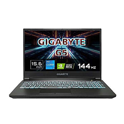 GIGABYTE ゲーミングノートパソコン G5 MD-51JP123SO ブラック [15.6型 /Windows11 Home /intel Core i5 /メモリ:16GB /SSD:512GB /Officeソフトなし /日本語版キーボード /2022年6月モデル]