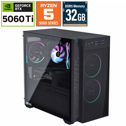 GIGABYTE AORUS PRIME 3 AP3A5N6T-5103 ゲーミングデスクトップパソコン AORUS PRIME 3(RTX 5060 Ti) ブラック [Windows11 Home /AMD Ryzen5 /メモリ:32GB /SSD:1TB /Officeソフト無し /2026年2月モデル]