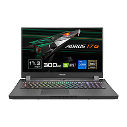 GIGABYTE ゲーミングノートパソコン AORUS 17G XD-73JP345SH ブラック [17.3型 /Windows10 Home /intel Core i7 /メモリ:32GB /SSD:512GB /英語版キーボード /2021年5月モデル]