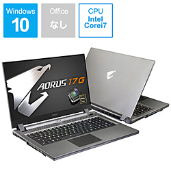GIGABYTE XB-8JP2130MP ゲーミングノートパソコン AORUS 17G [17.3型 /Windows10 Pro /intel Core i7 /メモリ:16GB /SSD:512GB /Officeソフトなし /2020年5月モデル]