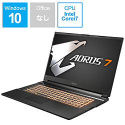GIGABYTE KB-7JP1130SH ゲーミングノートパソコン AORUS 7 [17.3型 /Windows10 Home /intel Core i7 /メモリ:16GB /SSD:512GB /2020年7月モデル]