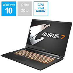 GIGABYTE MB-7JP1130SH ゲーミングノートパソコン AORUS 7 [17.3型 /Windows10 Home /intel Core i7 /メモリ:16GB /SSD:512GB /Officeソフトなし /2020年7月モデル]