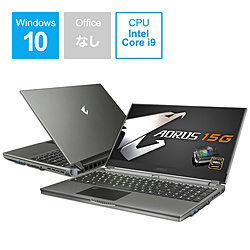 GIGABYTE YB-9JP6450MP ゲーミングノートパソコン AORUS 15G [15.6型 /Windows10 Pro /intel Core i9 /メモリ:32GB /SSD:1TB /2020年10月モデル]