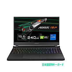 GIGABYTE AORUS15PXD-73JP224SO ゲーミングノートパソコン [15.6型 /Windows11 Home /intel Core i7 /メモリ:16GB /SSD:1TB /無し /日本語版キーボード]