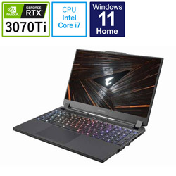GIGABYTE ゲーミングノートパソコン AORUS 15 XE4-73JPB14SH ブラック [15.6型 /Windows11 Home /intel Core i7 /メモリ:16GB /SSD:1TB /日本語版キーボード /2022年7月モデル]