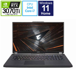 GIGABYTE ゲーミングノートパソコン AORUS 17 XE5-73JP534SH [17.3型 /Windows11 Home /intel Core i7 /メモリ:16GB /SSD:1TB /Officeソフトなし /日本語版キーボード /2022年6月モデル]